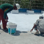 how to apply cool roof paint